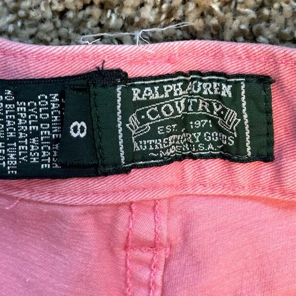 Ralph Lauren women’s size 8 pink jeans, high waisted - Picture 3 of 4